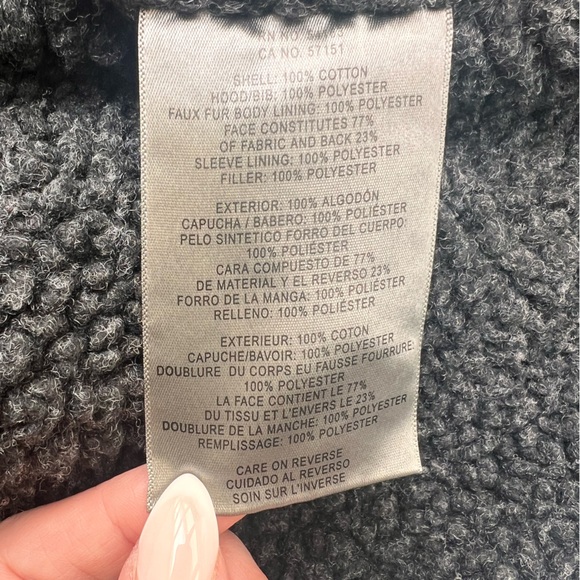 Men's Levi's Sherpa Lined Hooded Trucker Jacket, Olive, Small (D17) - Picture 7 of 8